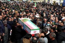 ورود پیکر ۸۴ شهید ناوگروه دنا به معراج شهدا