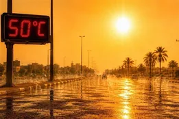 تداوم گرمای شدید در مرزهای اربعین؛افزایش دما در نجف و کربلا