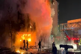 تصاویر / تخریب اموال عمومی در حوادث اخیر در تهران