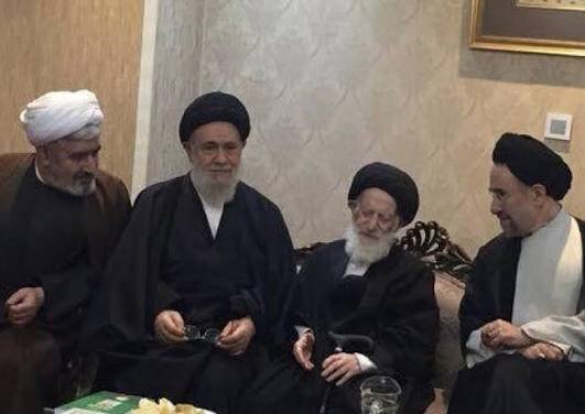 دیدار آیت الله شبیری زنجانی با سیدمحمد خاتمی + عکس دیدار آیت الله شبیری زنجانی با سیدمحمد خاتمی + عکس