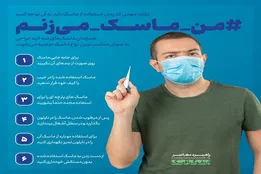 اینفوگرافیک |من ماسک می‌زنـم