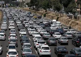 بزرگراه‌های شمال با ترافیک سنگین روبرو شدند