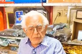 فیلم/ صحبت‌های تامل برانگیز چای فروش ۱۰۰ ساله شیرازی