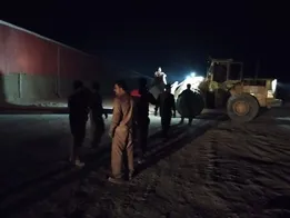 آتش‌سوزی کارخانه کاشی و سرامیک در ابرکوه