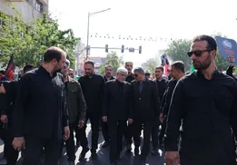 معاون اول رئیس‌جمهور در مراسم تشییع امام شهید حاضر شد
